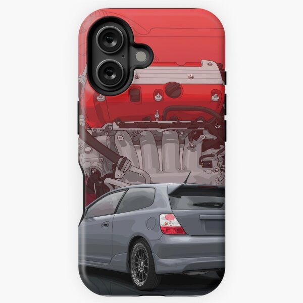 Item preview, Ep3 Civic grey with K20 background designed and sold by ArtyMotive.