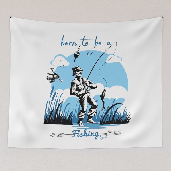 Item preview, born to be a fishing legend designed and sold by JimmyJD.
