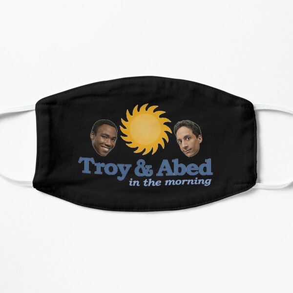 Troy and Abed In The Morning Flat Mask