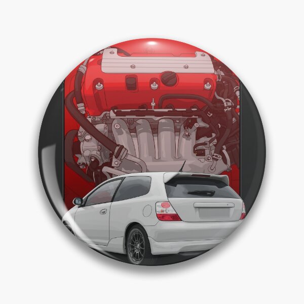 Item preview, Ep3 Civic white with K20 background designed and sold by ArtyMotive.