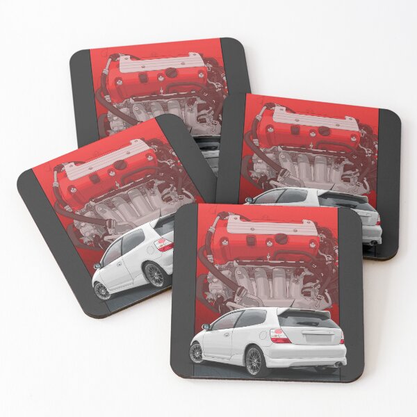 Item preview, Ep3 Civic white with K20 background designed and sold by ArtyMotive.