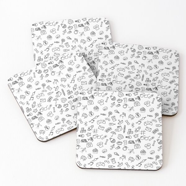 Item preview, Random Object Doodle Pattern designed and sold by 4U2NV-LDN.