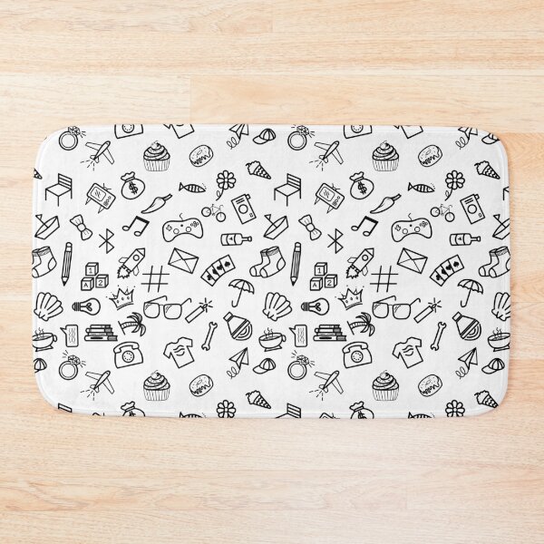 Item preview, Random Object Doodle Pattern designed and sold by 4U2NV-LDN.