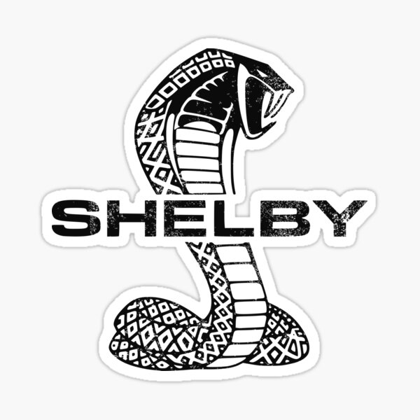 Shelby Cobra Logo (Distressed)" Sticker for by DiabloLavori | Redbubble