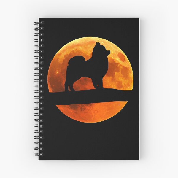Item preview, Pomeranian Dog Silhouette Moon Pomeranian lover designed and sold by alaechamlal.