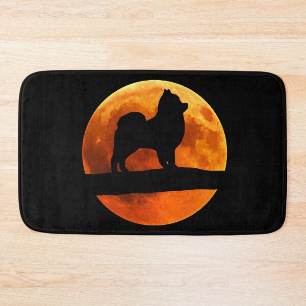 Item preview, Pomeranian Dog Silhouette Moon Pomeranian lover designed and sold by alaechamlal.