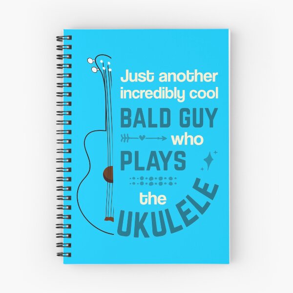 Item preview, Cool bald guy who plays ukulele designed and sold by DeliriousSteve.