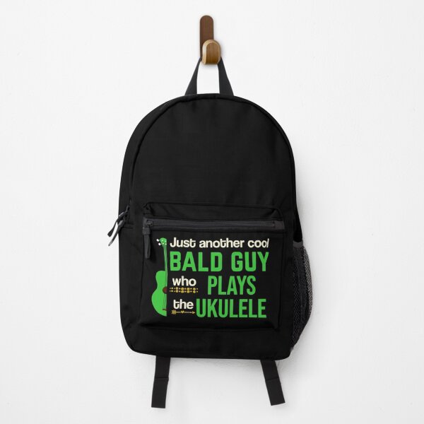 Item preview, Cool bald guy who plays ukulele designed and sold by DeliriousSteve.