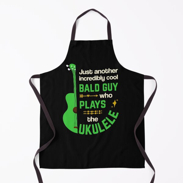 Item preview, Cool bald guy who plays ukulele designed and sold by DeliriousSteve.