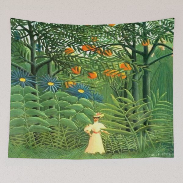 Item preview, Henri rousseau -  Woman Walking in an Exotic Forest designed and sold by Vivanne-art.