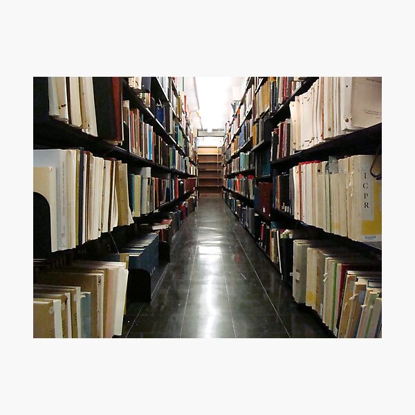 Alderman Library Stacks - UVA ^ Photographic Print