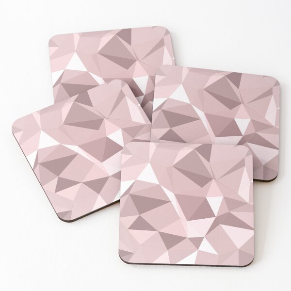 Item preview, Pink Geometric Low Polygon Patterns designed and sold by OnigiriDoctor.