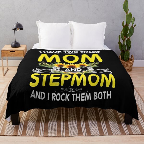 Item preview, I Have Two Titles Mom And Stepmom Sunflower  designed and sold by avareid3.