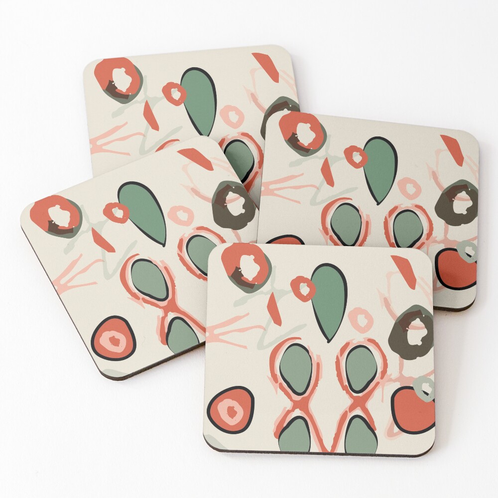 Item preview, Coasters (Set of 4) designed and sold by linnedo.