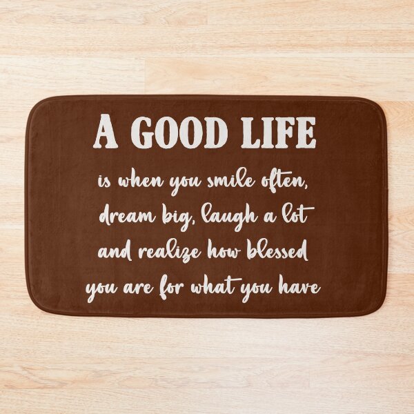 Item preview, A good life is when you smile often dream big designed and sold by GLORY-LIFE.