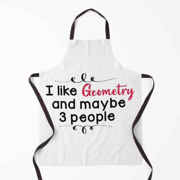 Item preview, I like geometry and maybe 3 people - Funny math joke, Birthday gift for math lovers designed and sold by LahcenIqbi.