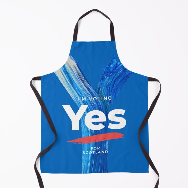 Item preview, I'm voting Yes - brush stroke blue Y - Scottish Independence - IndyRef2 designed and sold by Indy2tees.
