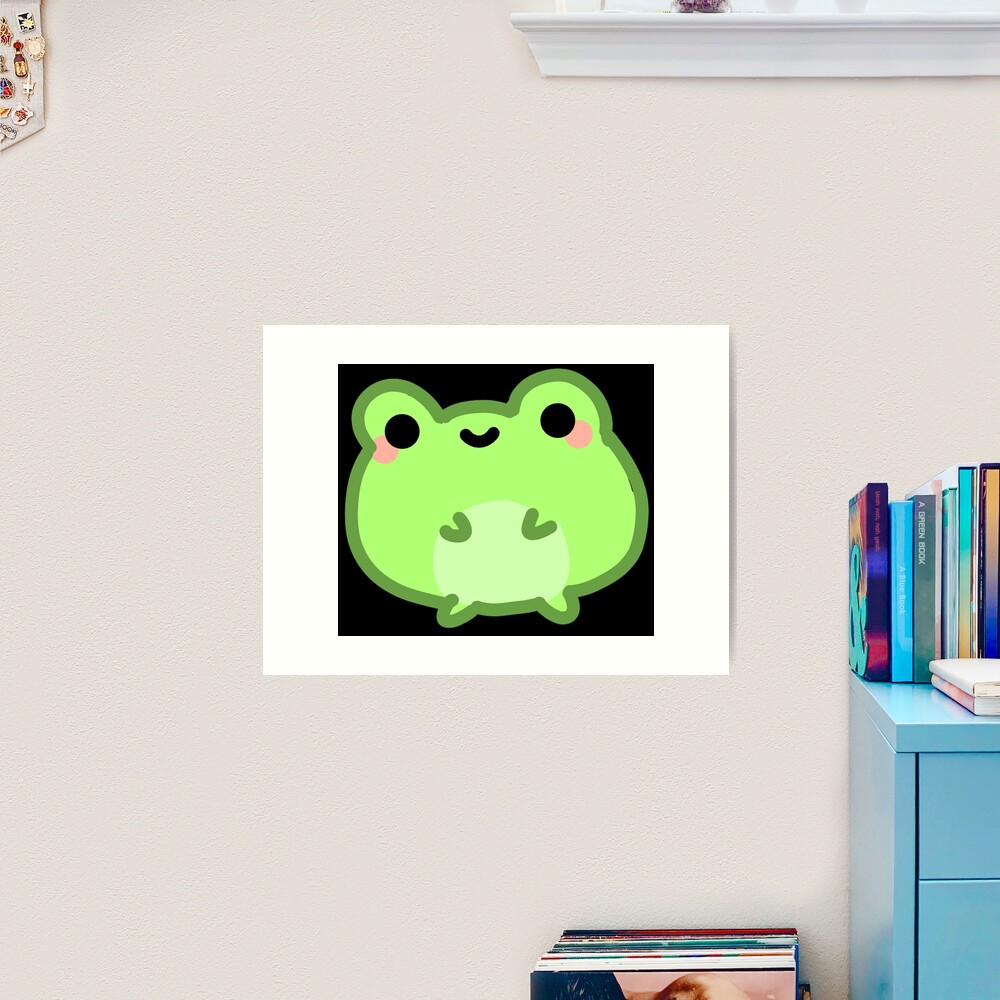 Kawaii Frog Prince Photographic Print for Sale by Paintingpixel