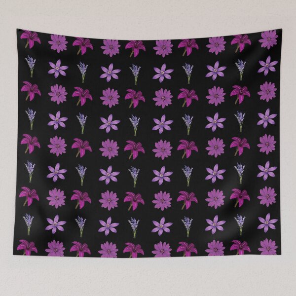 Item preview, Purple Floral Patterns Design designed and sold by TropicalFlorals.