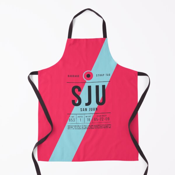 Item preview, Luggage Tag E - SJU San Juan Puerto Rico designed and sold by VoodooCircus.