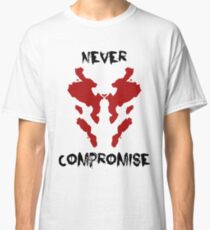 Niemals Rorschach Watchmen kompromittieren Classic T-Shirt
