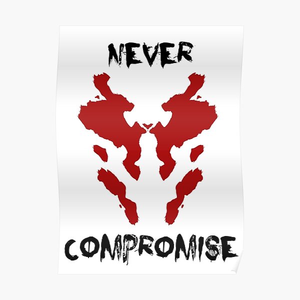 Never Compromise  Rorschach  Batman  rMobileWallpaper