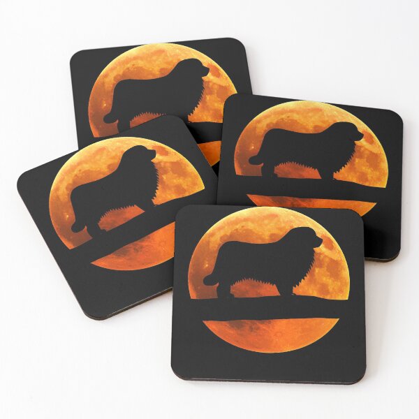 Item preview, Newfoundland Dog Silhouette Moon Newfoundland lover designed and sold by alaechamlal.