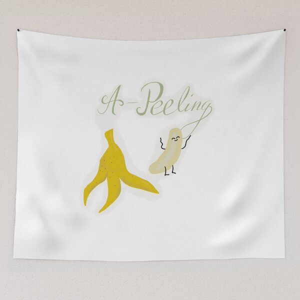 Item preview, A-peeling banana design designed and sold by AlpacaSparkles.