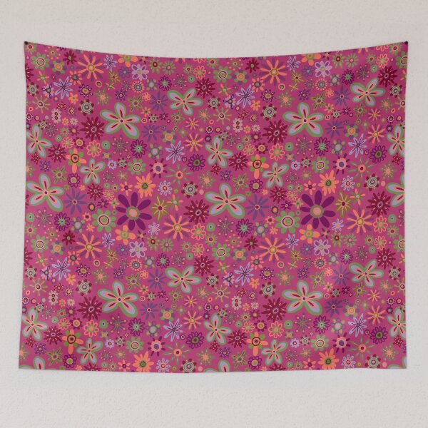 Item preview, Pink Psychedelic Daisy designed and sold by Squarebird.