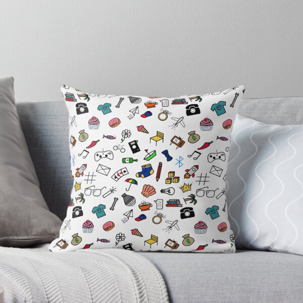 Item preview, Every Day Random Objects Doodle Pattern designed and sold by 4U2NV-LDN.