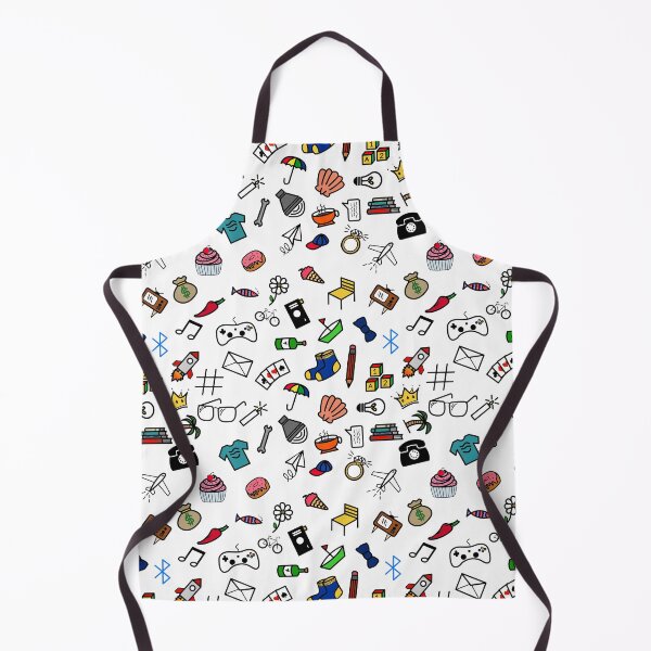 Item preview, Every Day Random Objects Doodle Pattern designed and sold by 4U2NV-LDN.