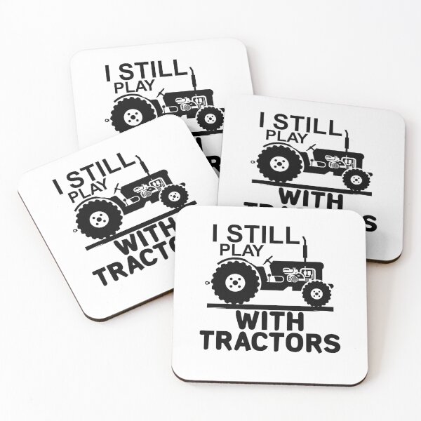 Item preview, I Still Play With Tractors Funny Farmer Gift  designed and sold by Mr Wolf.