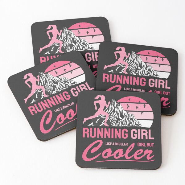 Item preview, Running Girl Like a Regular Girl But Cooler Gift for Women Runners designed and sold by grinta2021.