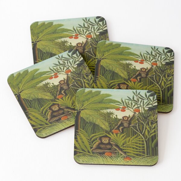 Item preview, Henri rousseau -  The Monkeys In The Jungle  designed and sold by Vivanne-art.