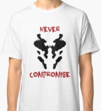 Niemals Rorschach Watchmen kompromittieren Classic T-Shirt