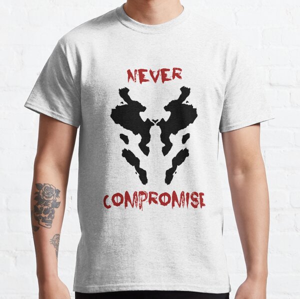 Item preview, Never Compromise Rorschach Watchmen designed and sold by Coccomedian.