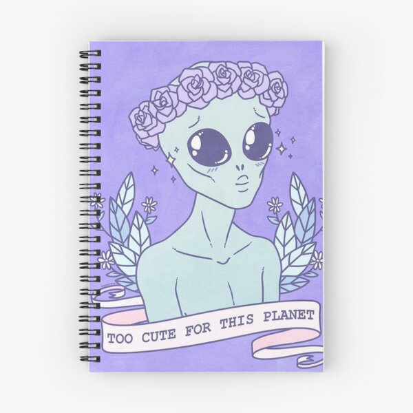 Item preview, Too Cute For This Planet Funny Alien Design  designed and sold by Sofia Jackson.
