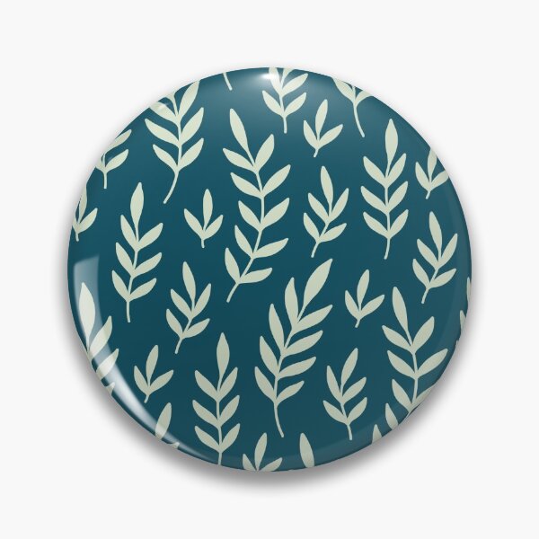 Item preview, Green wavy leaves pattern designed and sold by Crazy-art-land.