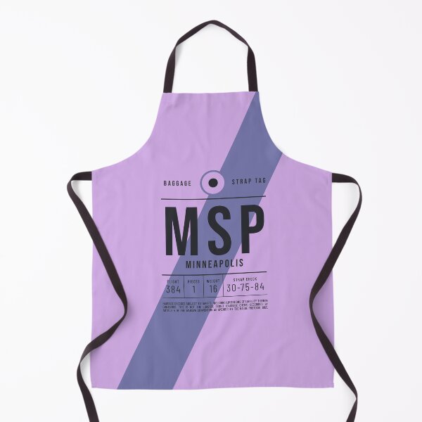 Item preview, Luggage Tag E - MSP Minneapolis USA designed and sold by VoodooCircus.