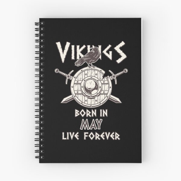 Item preview, Vikings Born In MAY Live Forever designed and sold by anziehend.