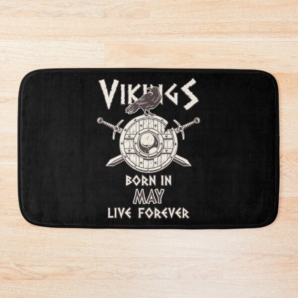 Item preview, Vikings Born In MAY Live Forever designed and sold by anziehend.