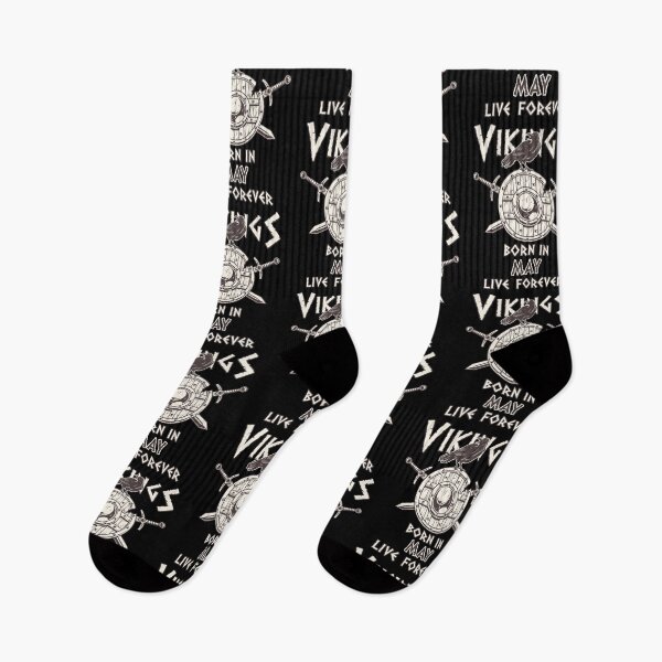 Item preview, Vikings Born In MAY Live Forever designed and sold by anziehend.