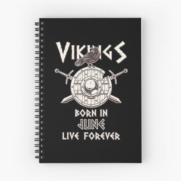 Item preview, Vikings Born In JUNE Live Forever designed and sold by anziehend.