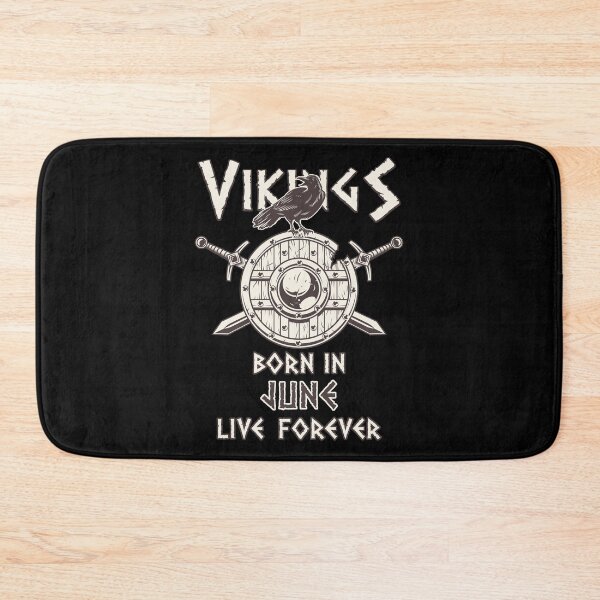 Item preview, Vikings Born In JUNE Live Forever designed and sold by anziehend.