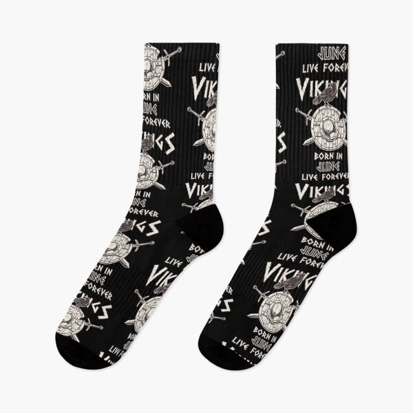 Item preview, Vikings Born In JUNE Live Forever designed and sold by anziehend.