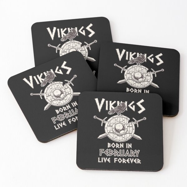 Item preview, Vikings Born In FEBRUARY Live Forever designed and sold by anziehend.