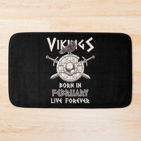 Item preview, Vikings Born In FEBRUARY Live Forever designed and sold by anziehend.