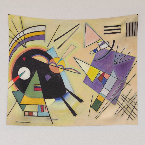 Item preview, Beautiful vintage Vassily Kandinsky abstract painting art designed and sold by Vintage Designs +.