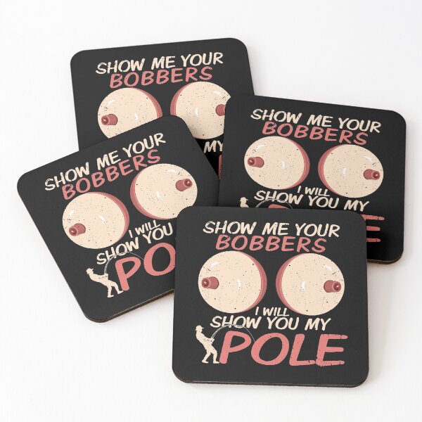 Item preview, Show Me Your Bobbers I'll Show You My Pole Fishing Funny Quote Vintage Fisherman Gift designed and sold by alenaz.
