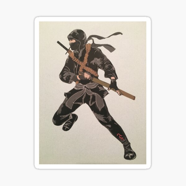 Ninja Warrior 001 Sticker